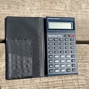 Calculated NautiCalc Plus 8416 Navigational Calculator w/ Case